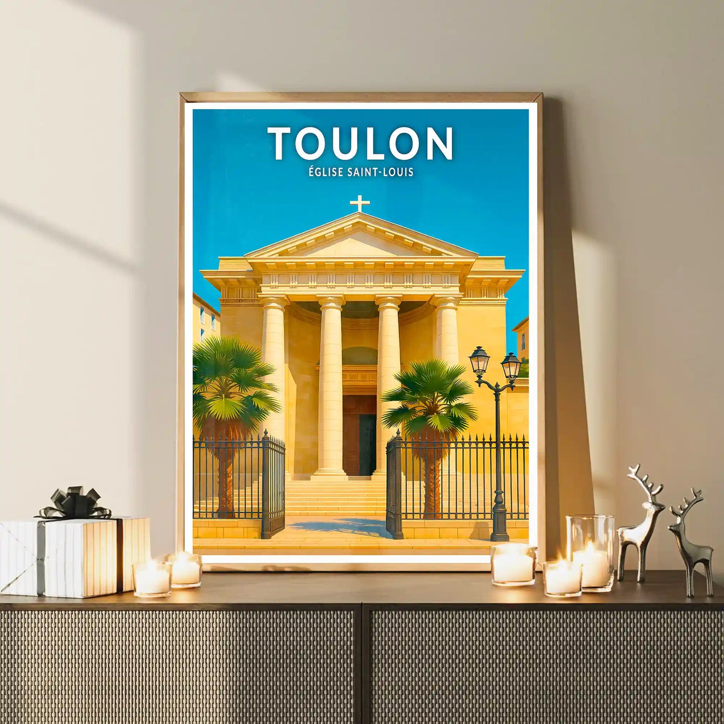 Affiche - Toulon - Église Saint-Louis