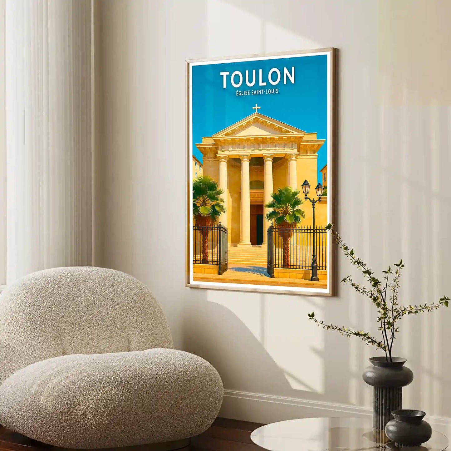 Affiche - Toulon - Église Saint-Louis