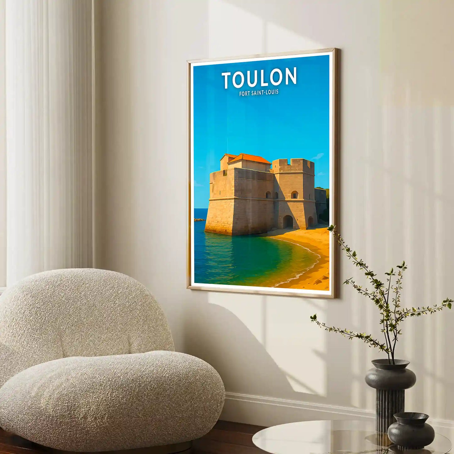 Affiche - Toulon - Fort Saint-Louis
