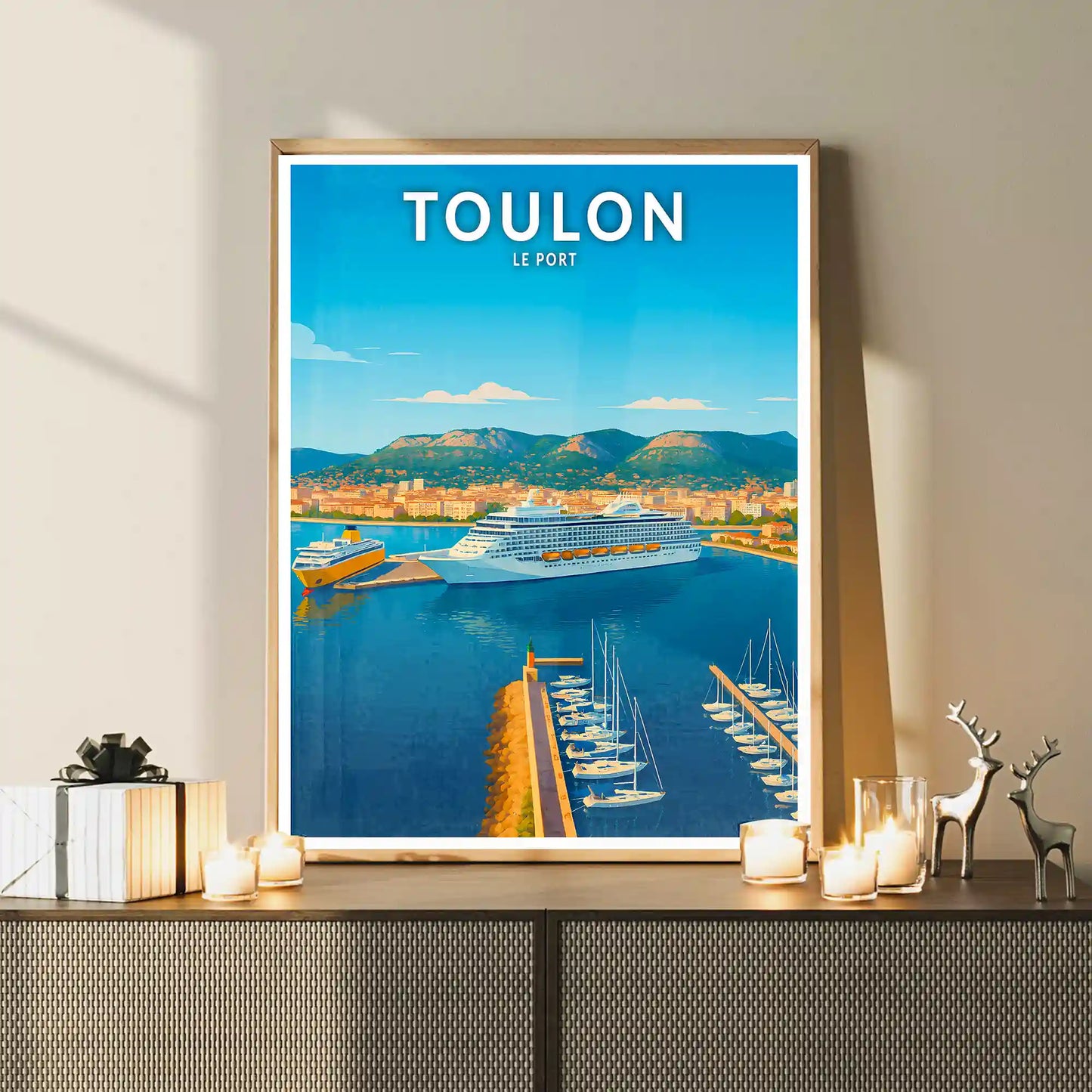 Affiche - Toulon - Le Port