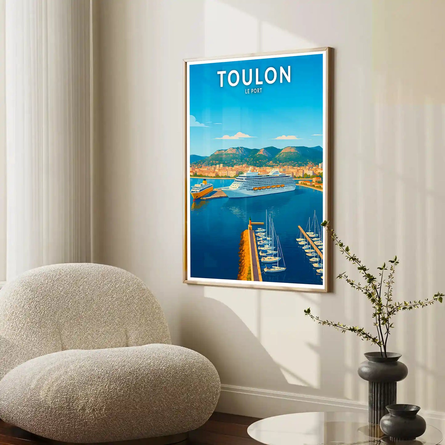 Affiche - Toulon - Le Port