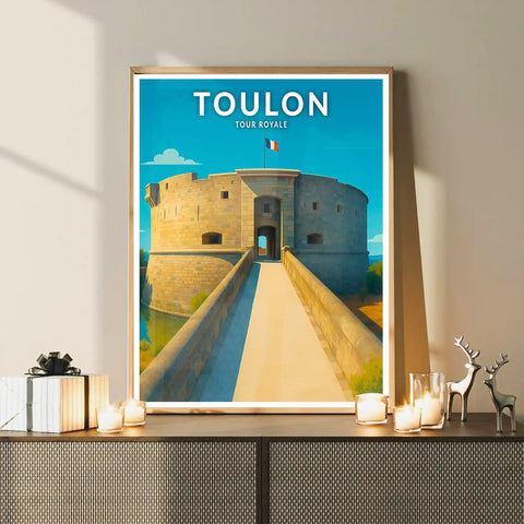 Affiche - Toulon - Tour Royale