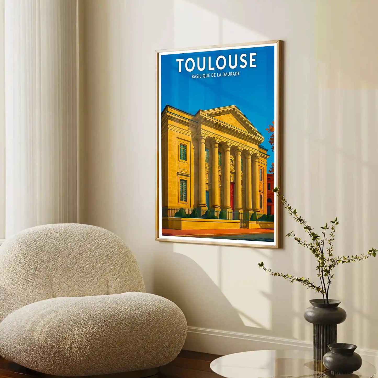 Affiche - Toulouse - Basilique de la Daurade