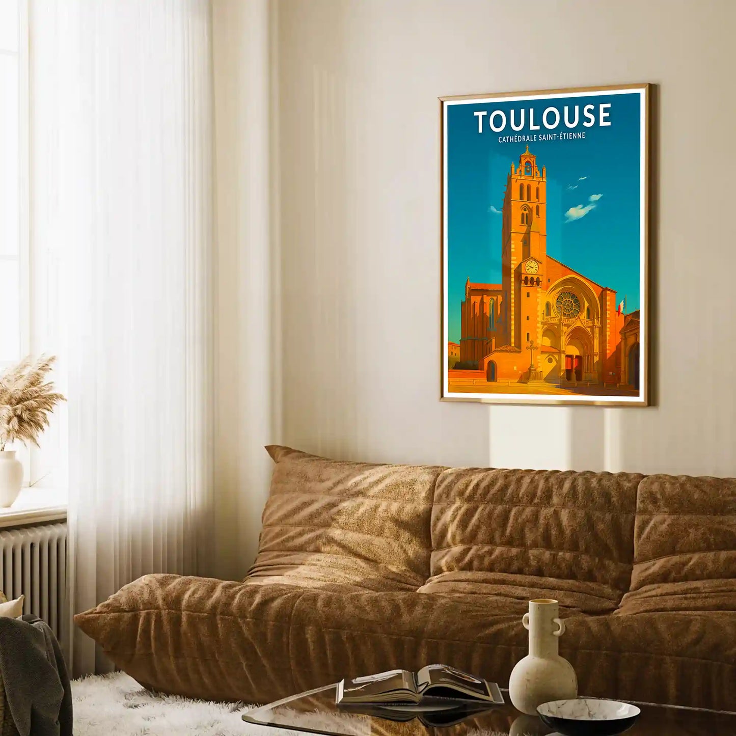 Affiche - Toulouse - Cathédrale Saint-Étienne