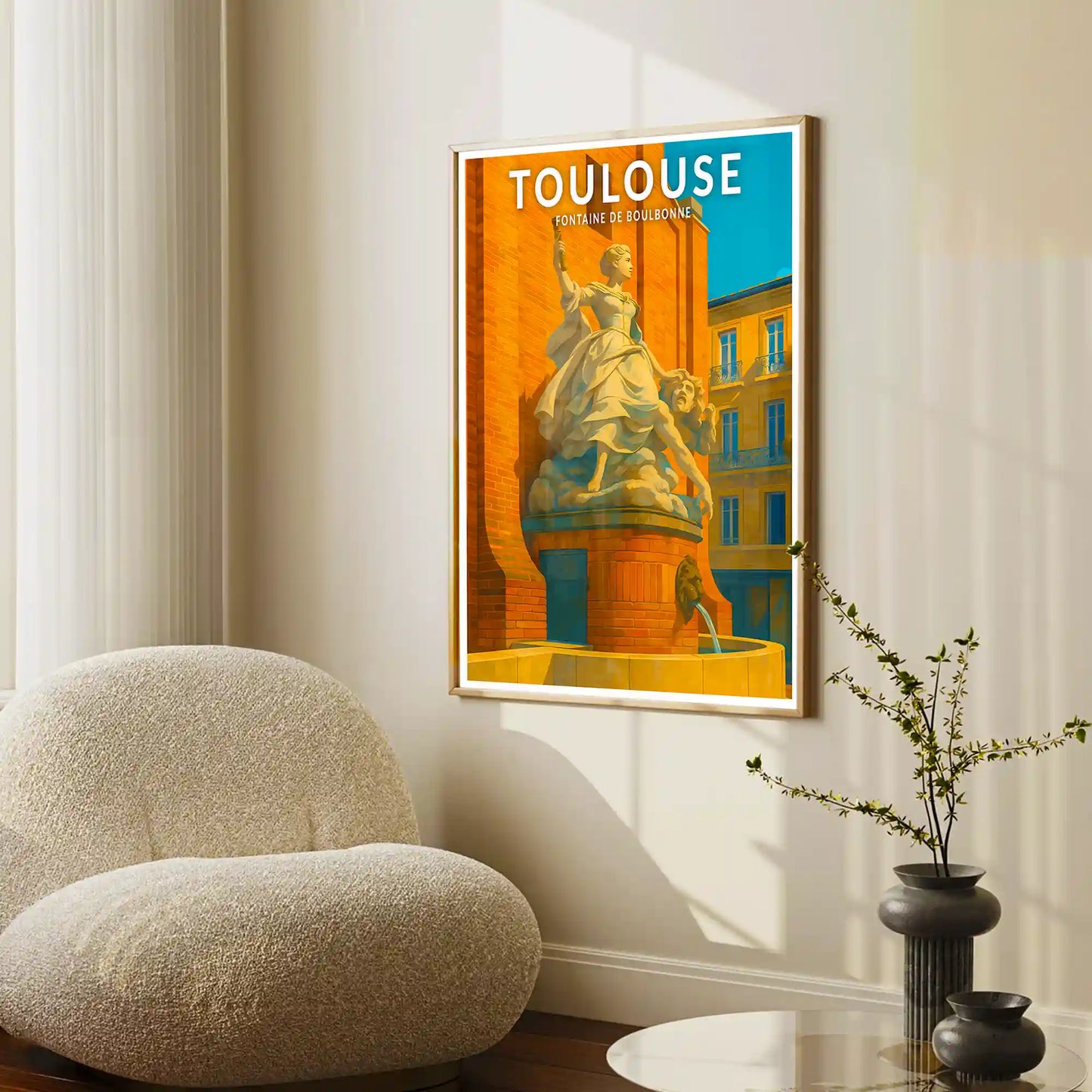Affiche - Toulouse - Fontaine de Boulbonne