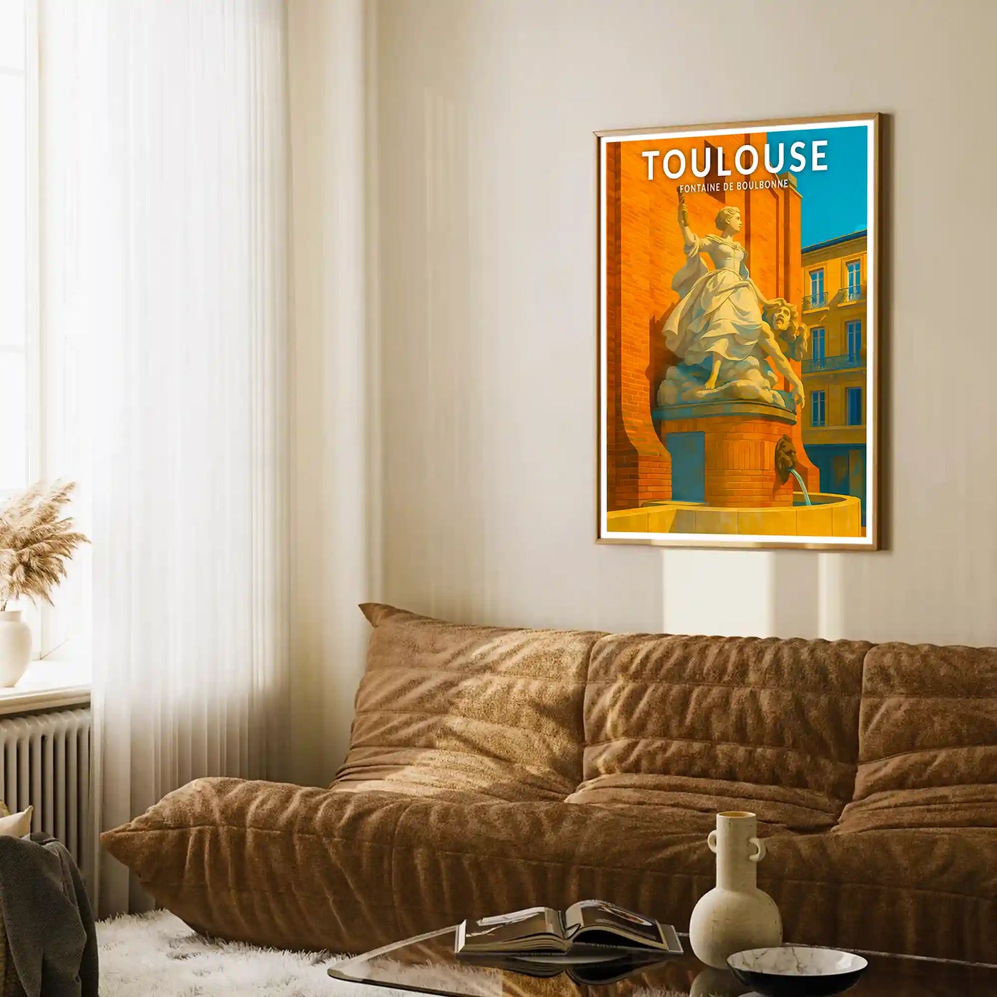 Affiche - Toulouse - Fontaine de Boulbonne