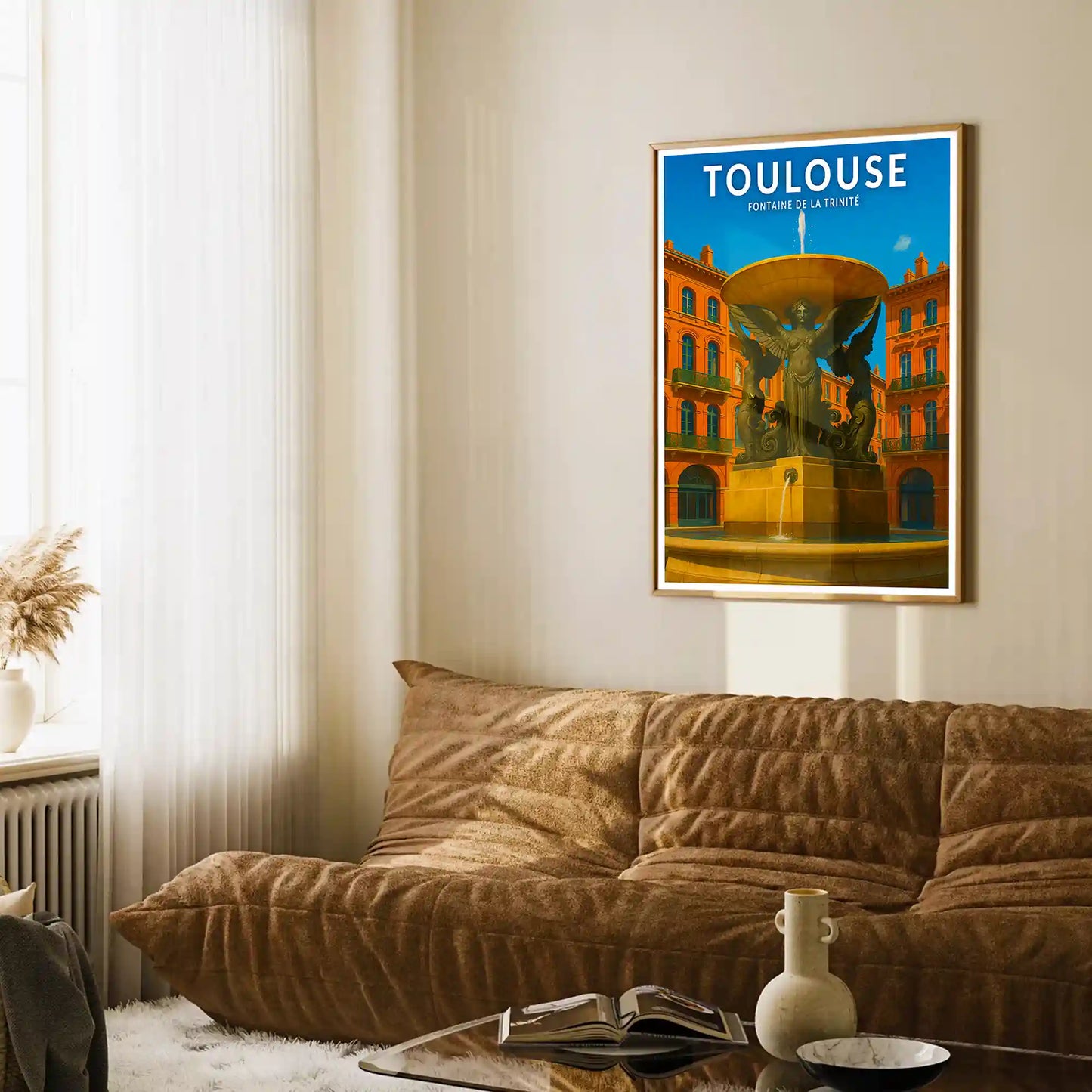 Affiche - Toulouse - Fontaine de la Trinité