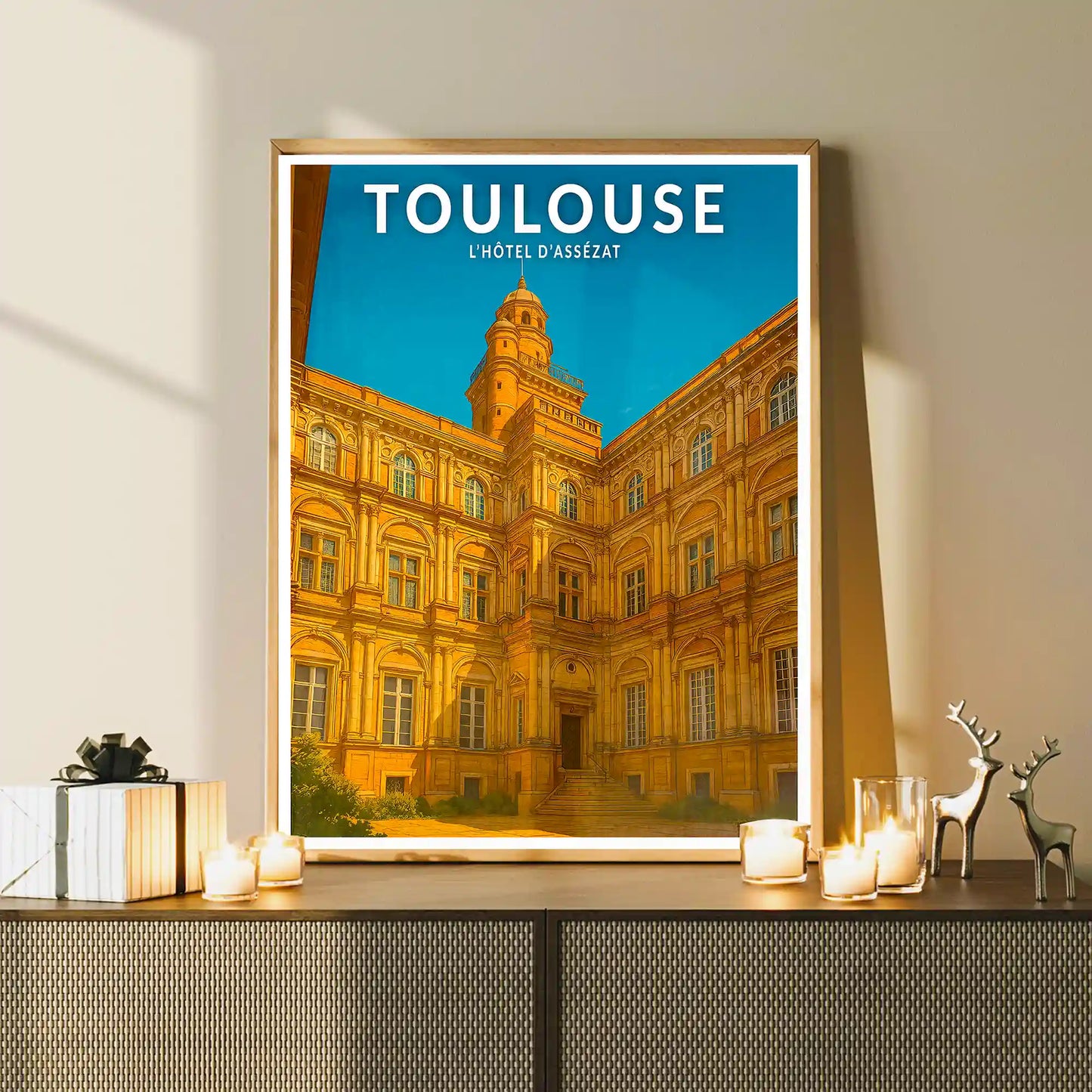 Affiche - Toulouse - L'hôtel d'Assézat