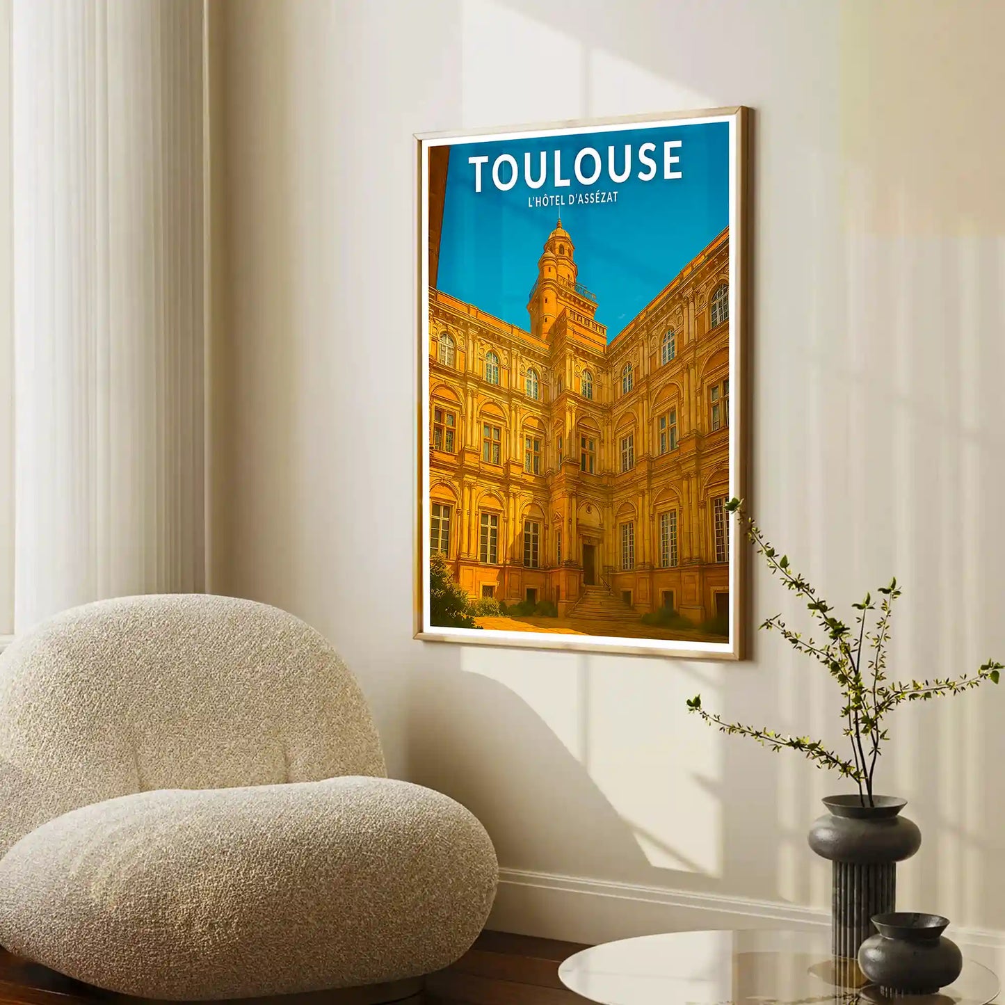 Affiche - Toulouse - L'hôtel d'Assézat