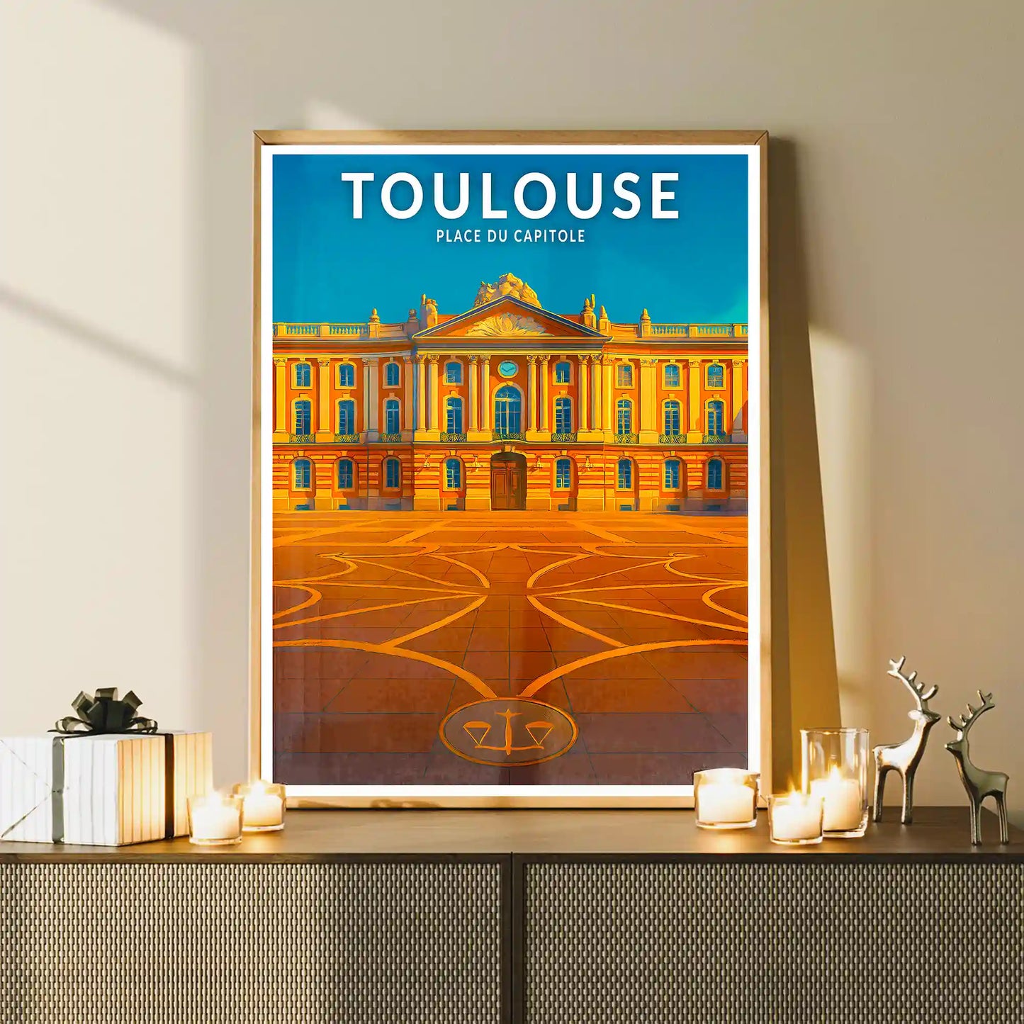 Affiche - Toulouse - Place du Capitole