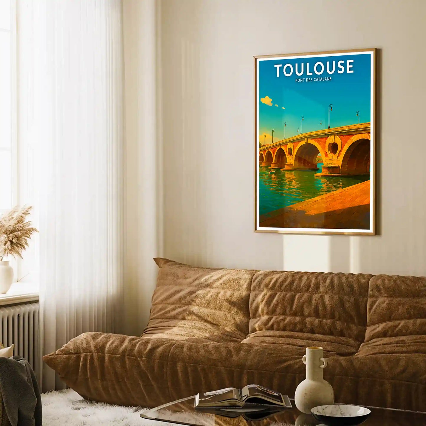 Affiche - Toulouse - Pont des Catalans