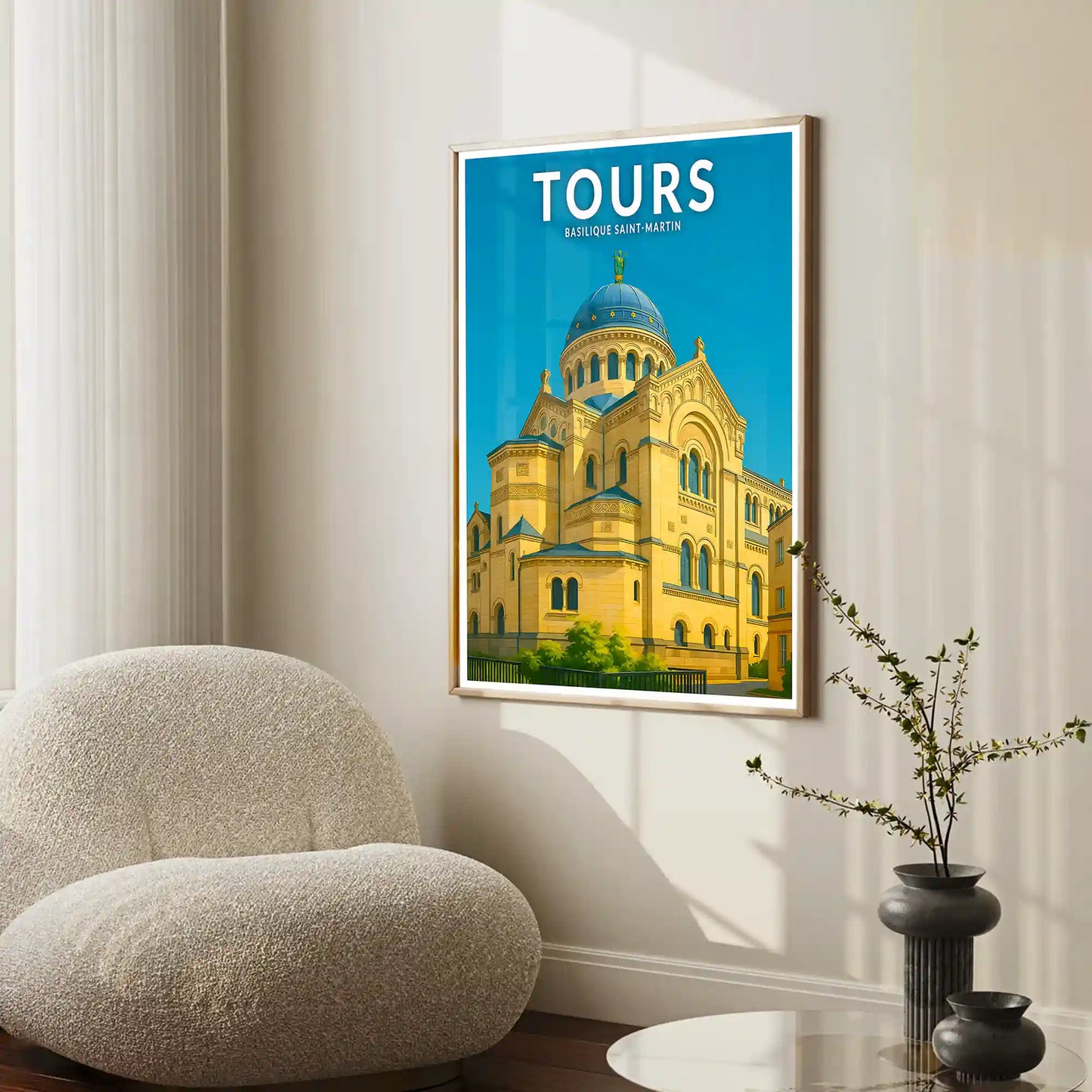 Affiche - Tours - Basilique Saint-Martin