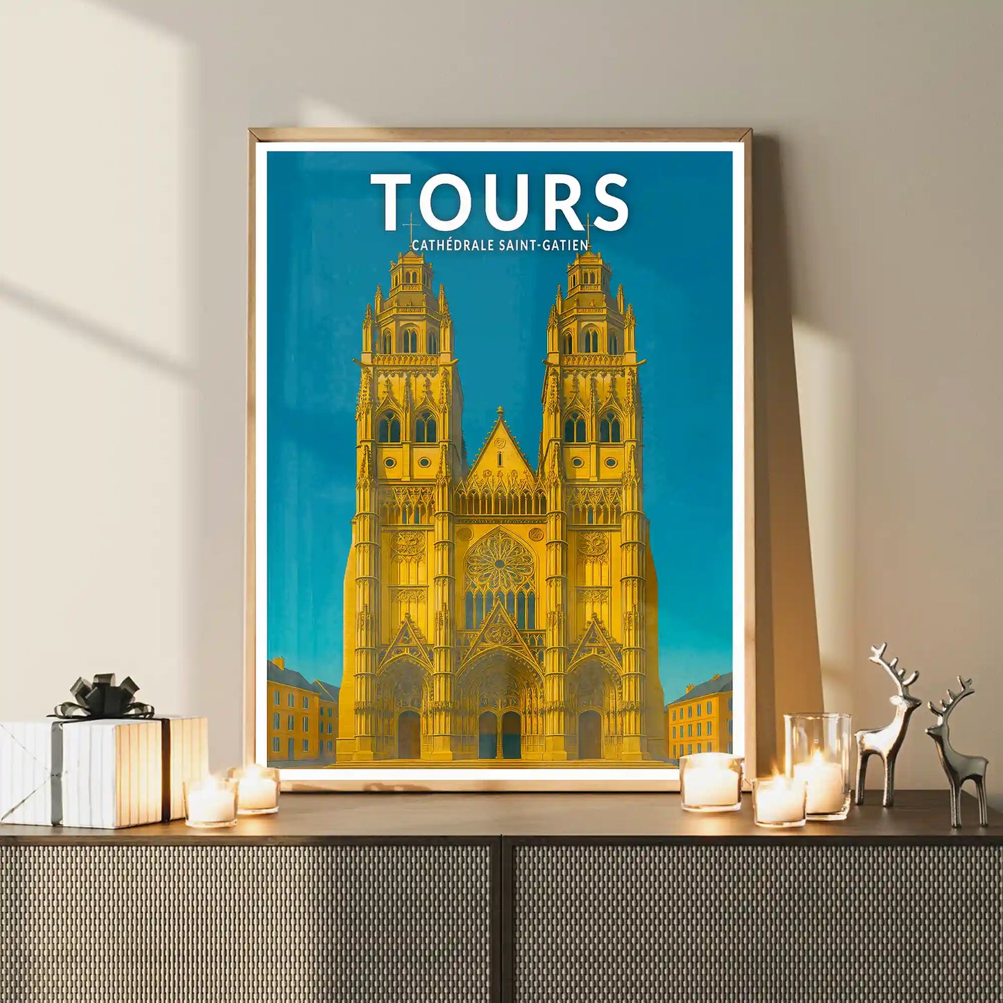 Affiche - Tours - Cathédrale Saint-Gatien