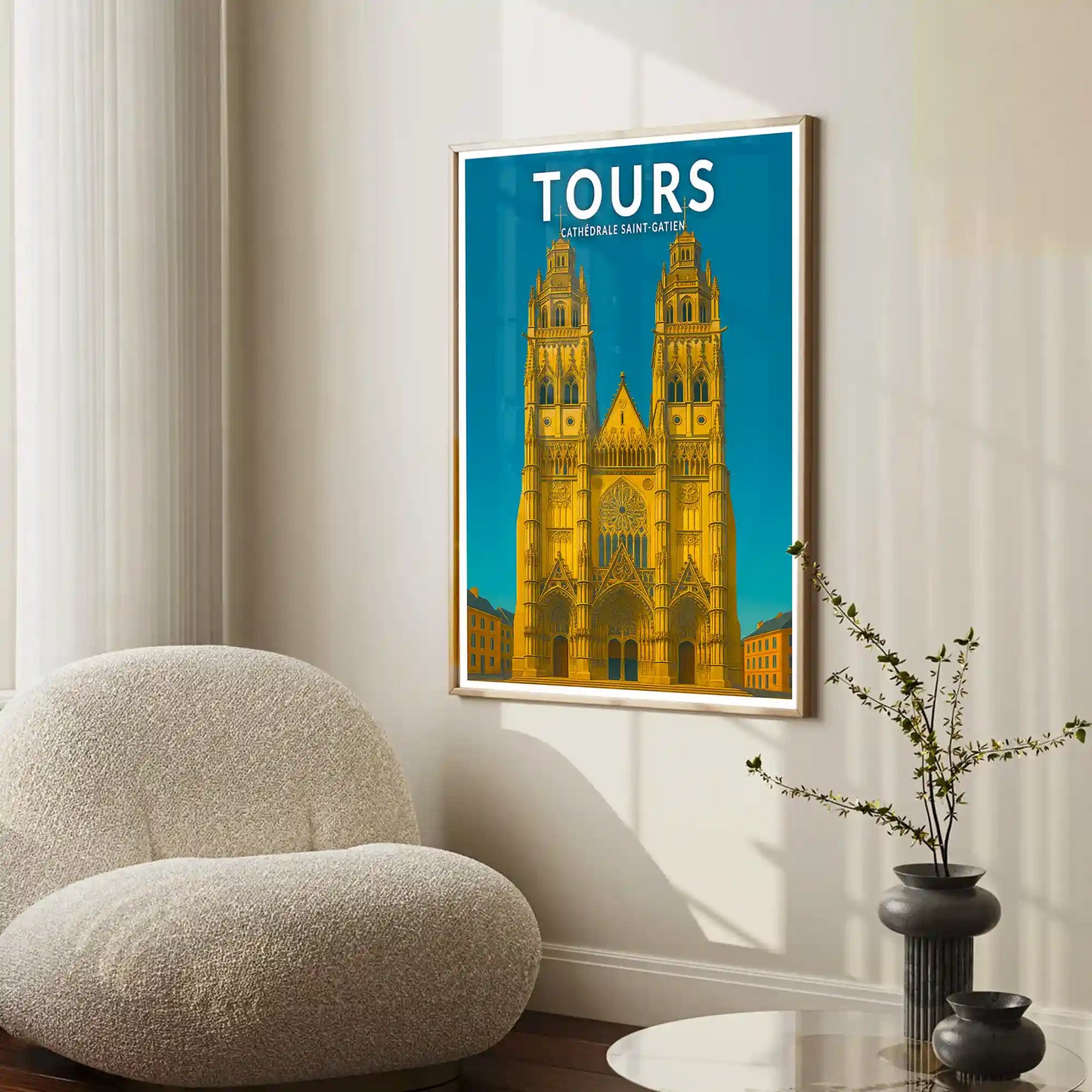 Affiche - Tours - Cathédrale Saint-Gatien