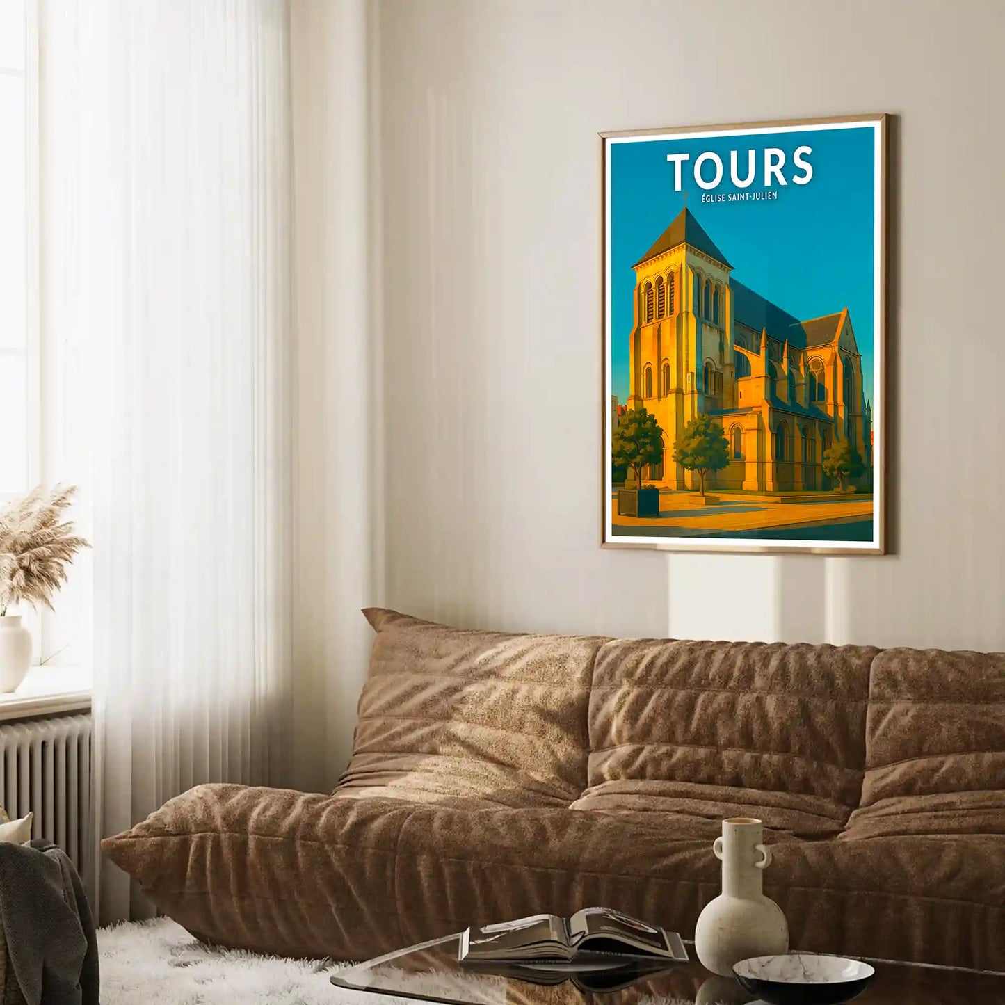 Affiche - Tours - Église Saint-Julien
