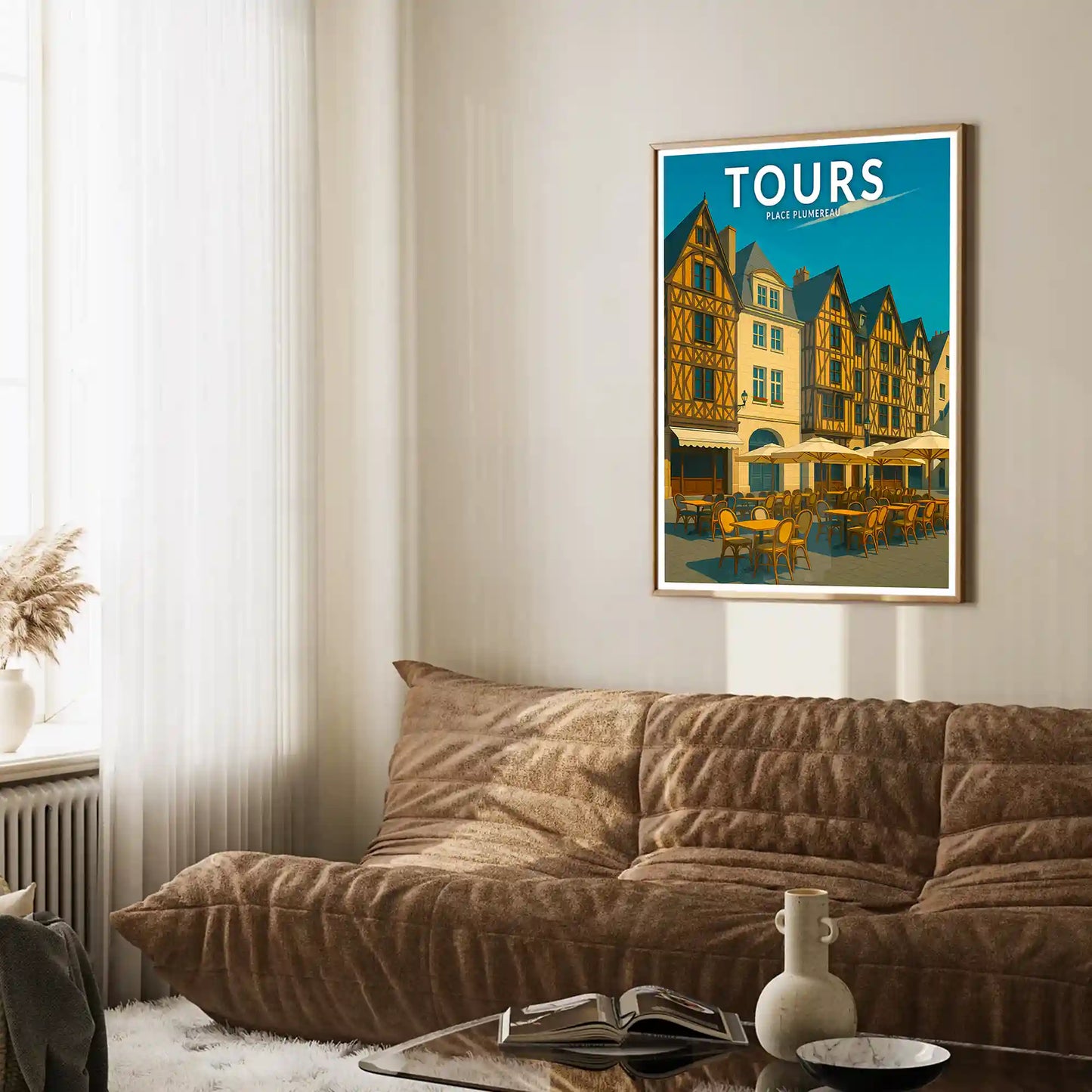 Affiche - Tours - Place Plumereau