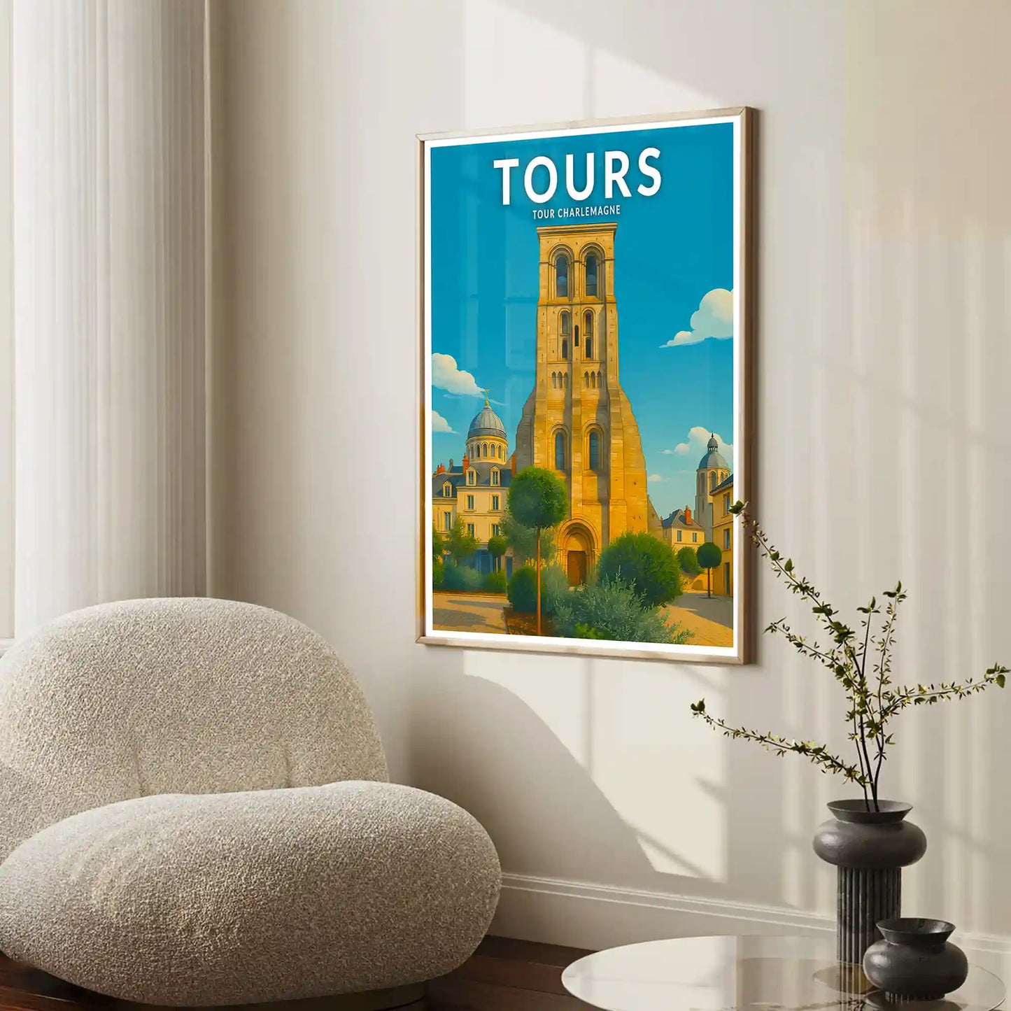 Affiche - Tours - Tour Charlemagne