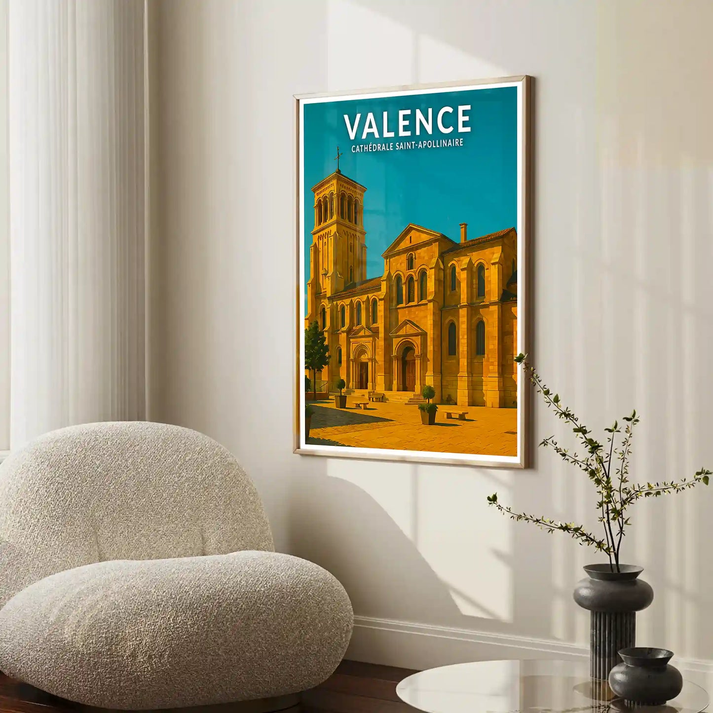Affiche - Valence - Cathédrale Saint-Appolinaire