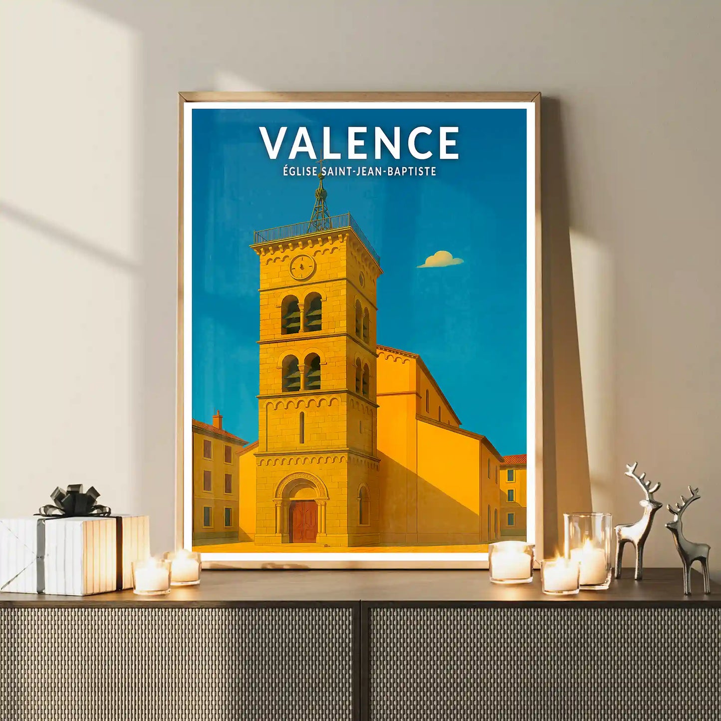 Affiche - Valence - Église Saint-Jean-Baptiste
