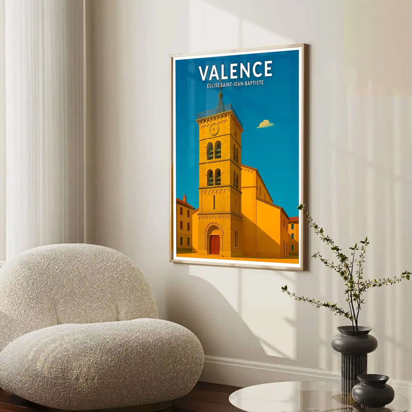 Affiche - Valence - Église Saint-Jean-Baptiste