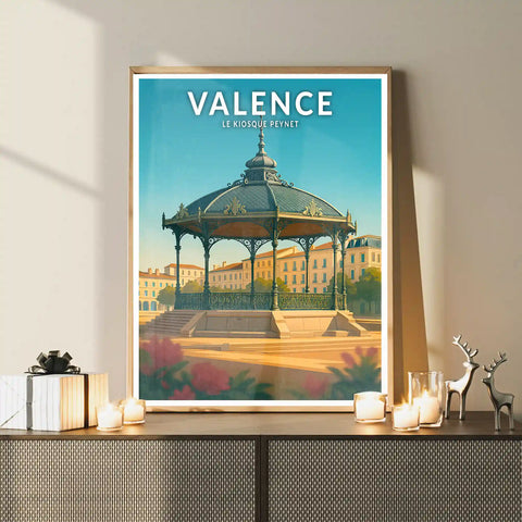 Affiche - Valence - Le Kiosque Peynet