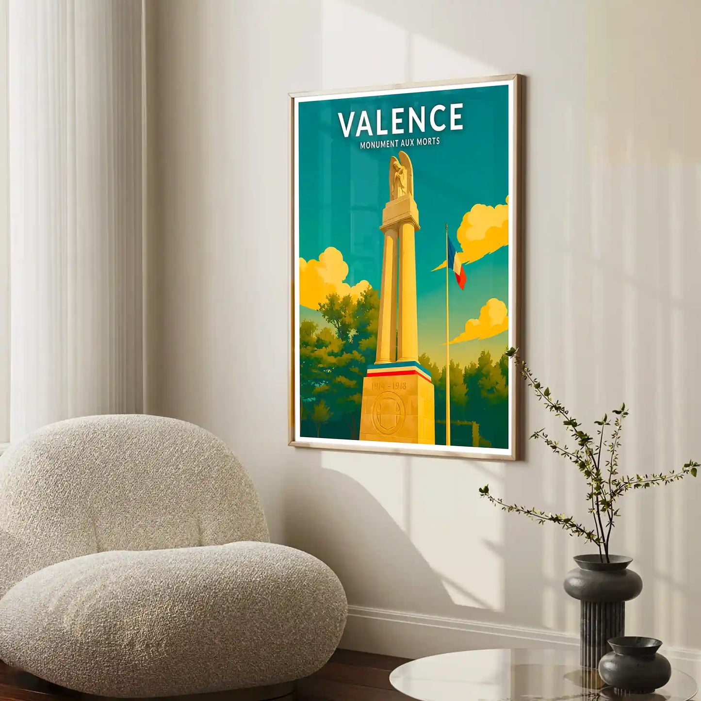 Affiche - Valence - Monument aux Morts