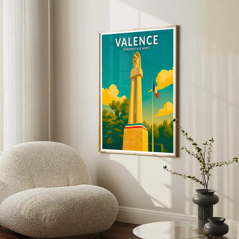 Affiche - Valence - Monument aux Morts