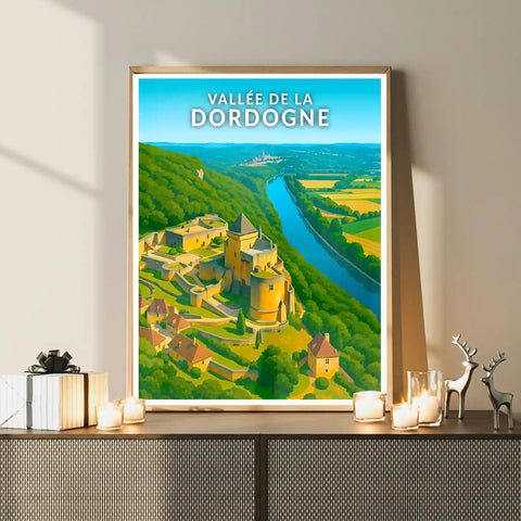 Affiche - Vallée de la Dordogne