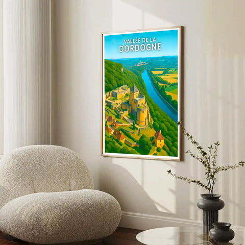 Affiche - Vallée de la Dordogne
