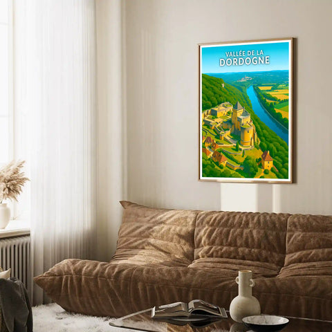 Affiche - Vallée de la Dordogne