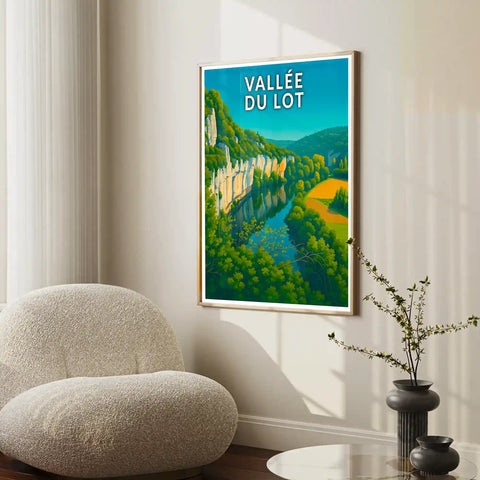 Affiche - Vallée du Lot