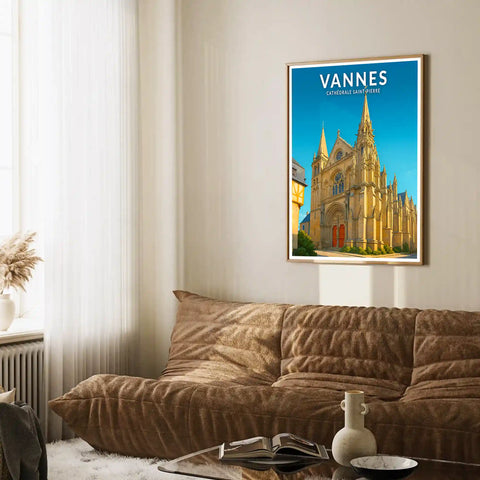 Affiche - Vannes - Cathédrale Saint-Pierre
