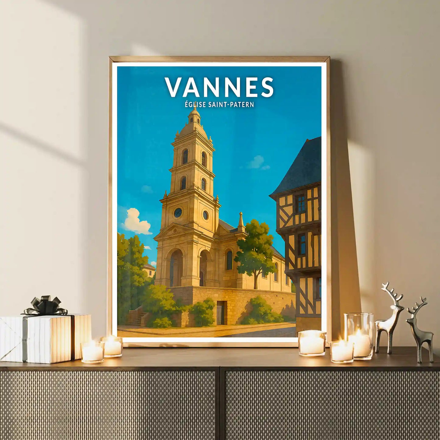 Affiche - Vannes - Église Saint-Patern
