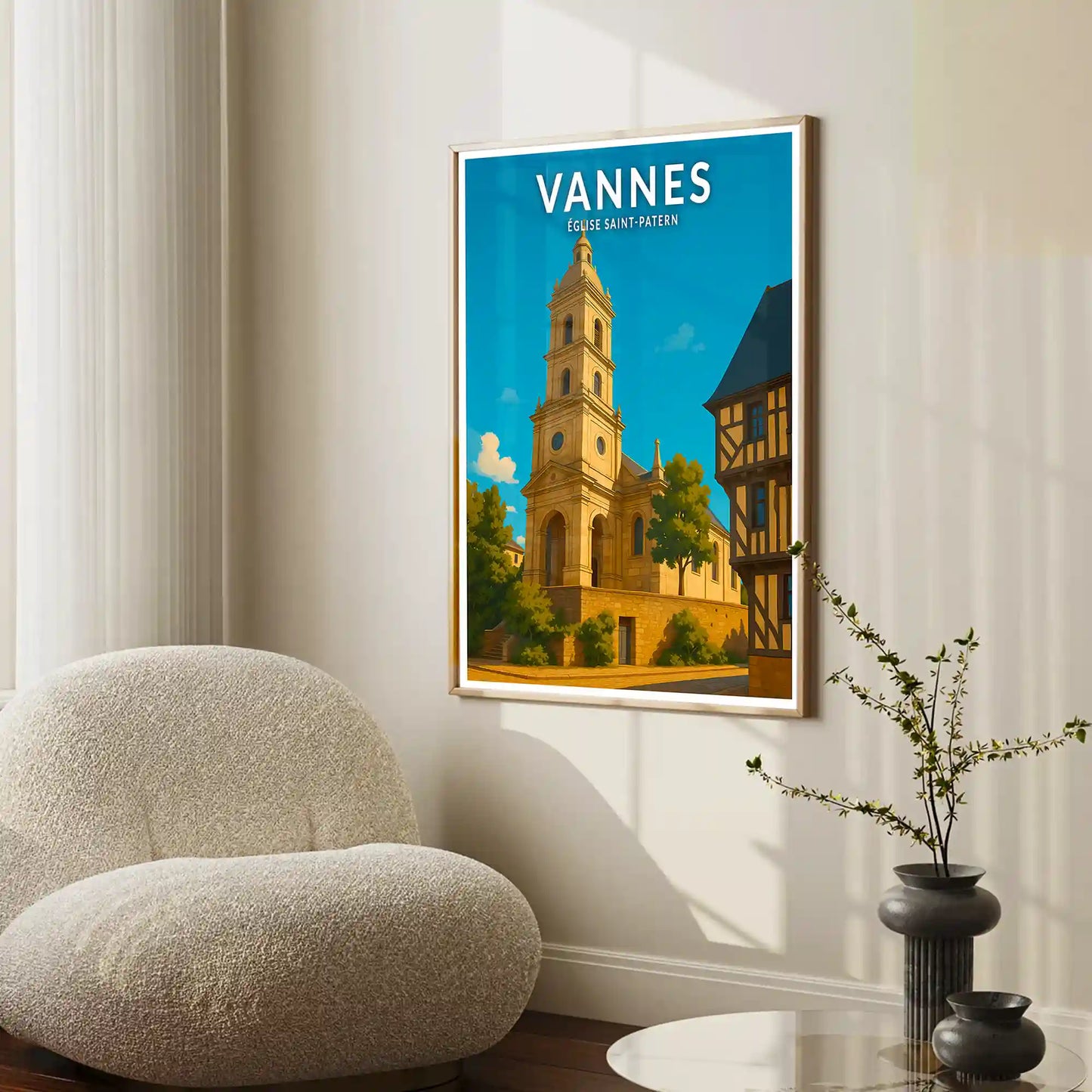 Affiche - Vannes - Église Saint-Patern