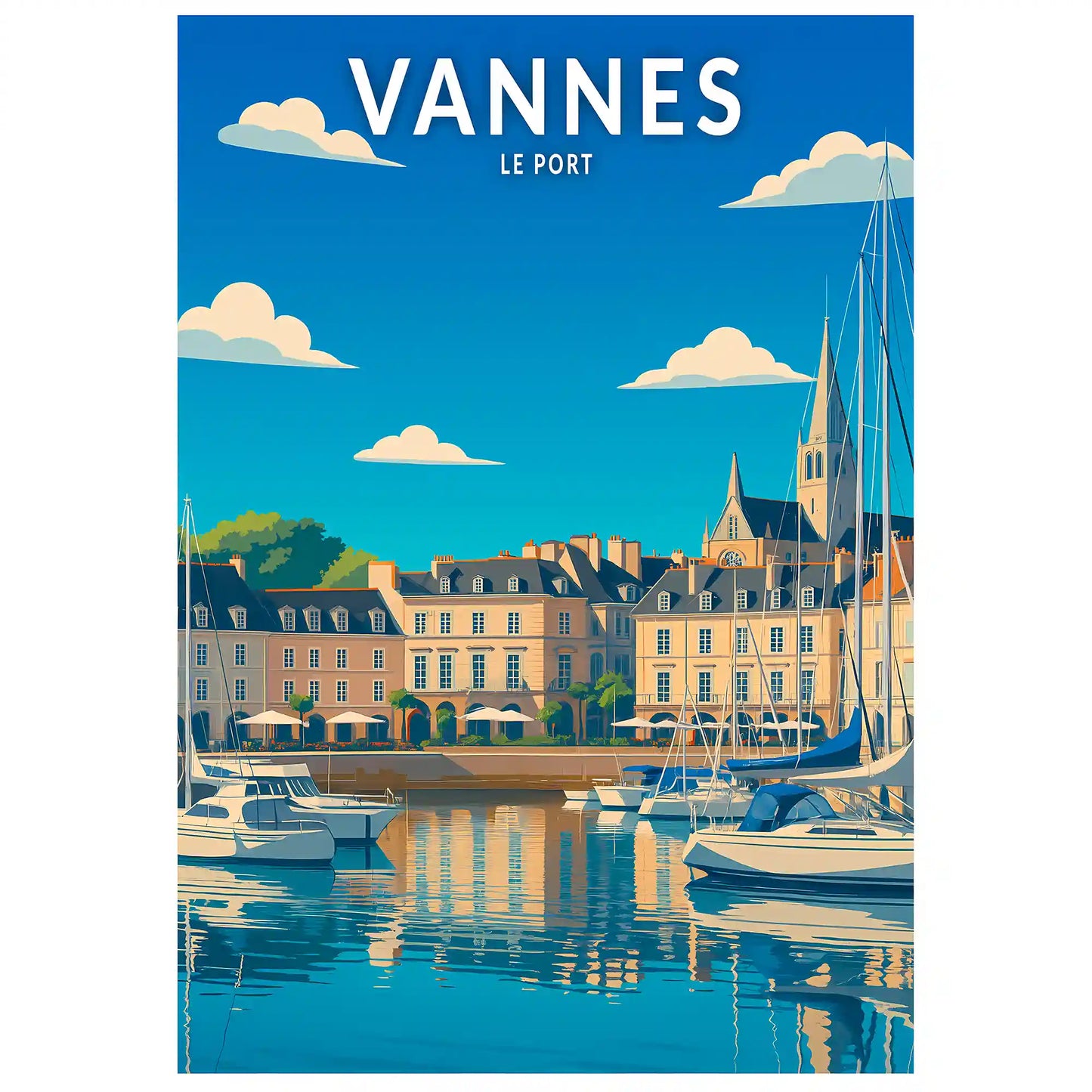 Affiche - Vannes - Le Port
