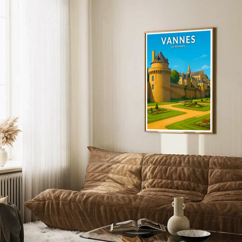 Affiche - Vannes - Les Remparts