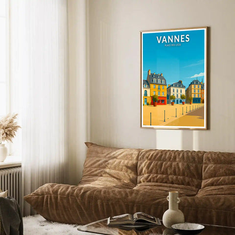 Affiche - Vannes - Place des Lices