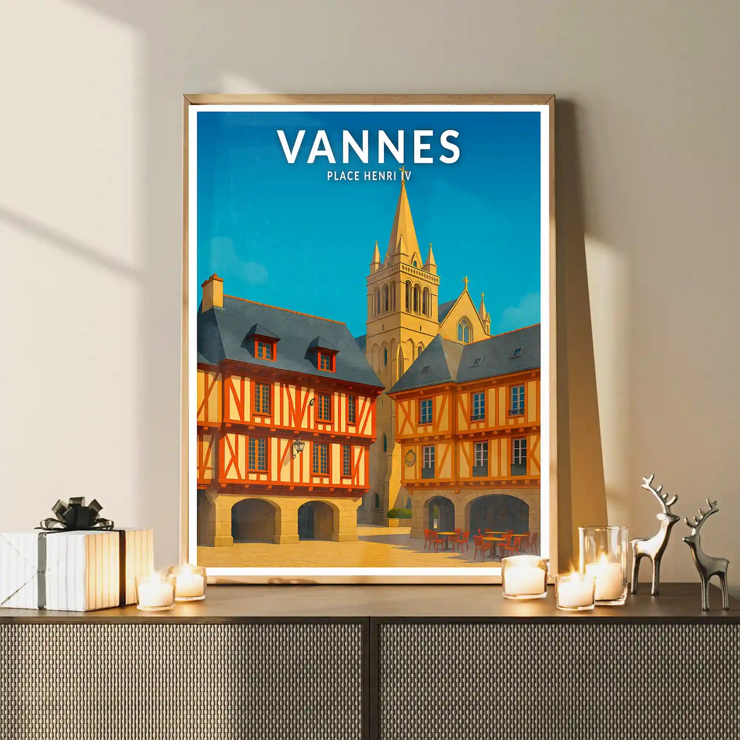 Affiche - Vannes - Place Henri IV