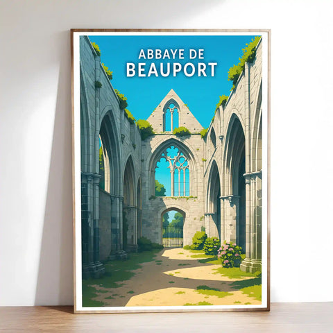 Affiche - Abbaye de Beauport