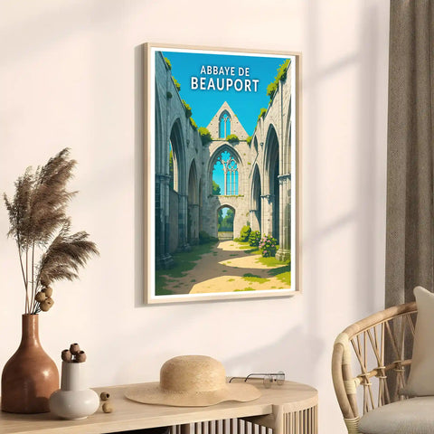 Affiche - Abbaye de Beauport