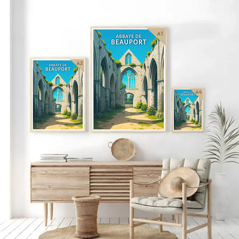 Affiche - Abbaye de Beauport