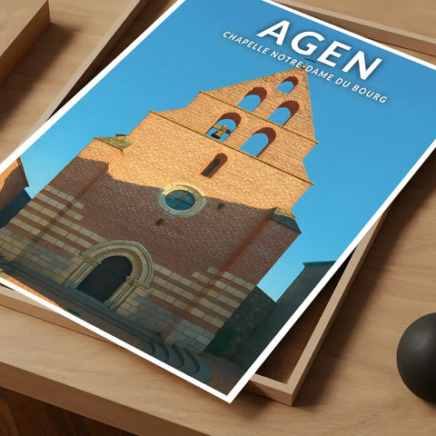 Affiche - Agen - Chapelle Notre-Dame du Bourg