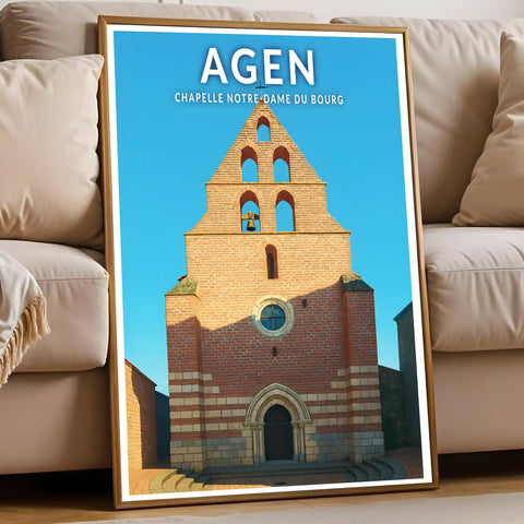Affiche - Agen - Chapelle Notre-Dame du Bourg