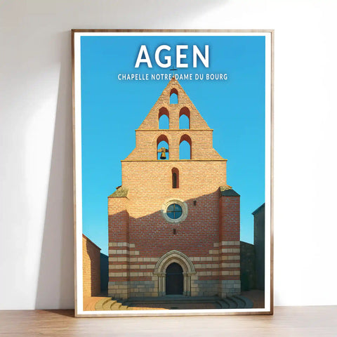 Affiche - Agen - Chapelle Notre-Dame du Bourg