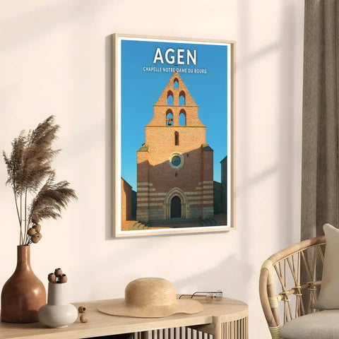 Affiche - Agen - Chapelle Notre-Dame du Bourg
