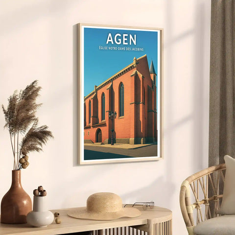 Affiche - Agen - Église Notre-Dame des Jacobins