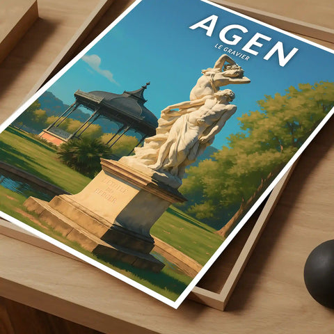 Affiche - Agen - Le Gravier