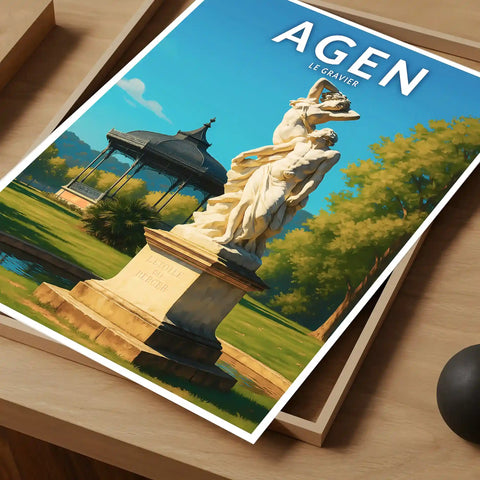 Affiche - Agen - Le Gravier