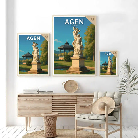 Affiche - Agen - Le Gravier