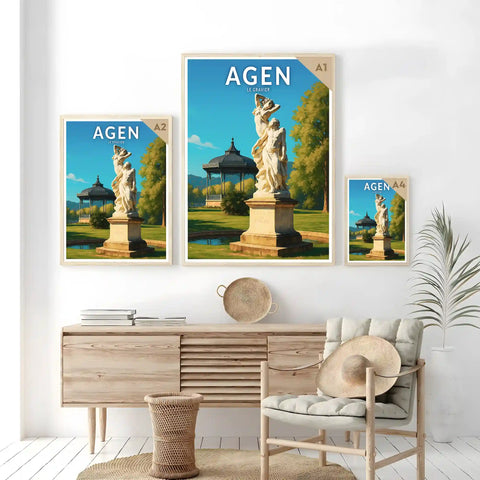 Affiche - Agen - Le Gravier
